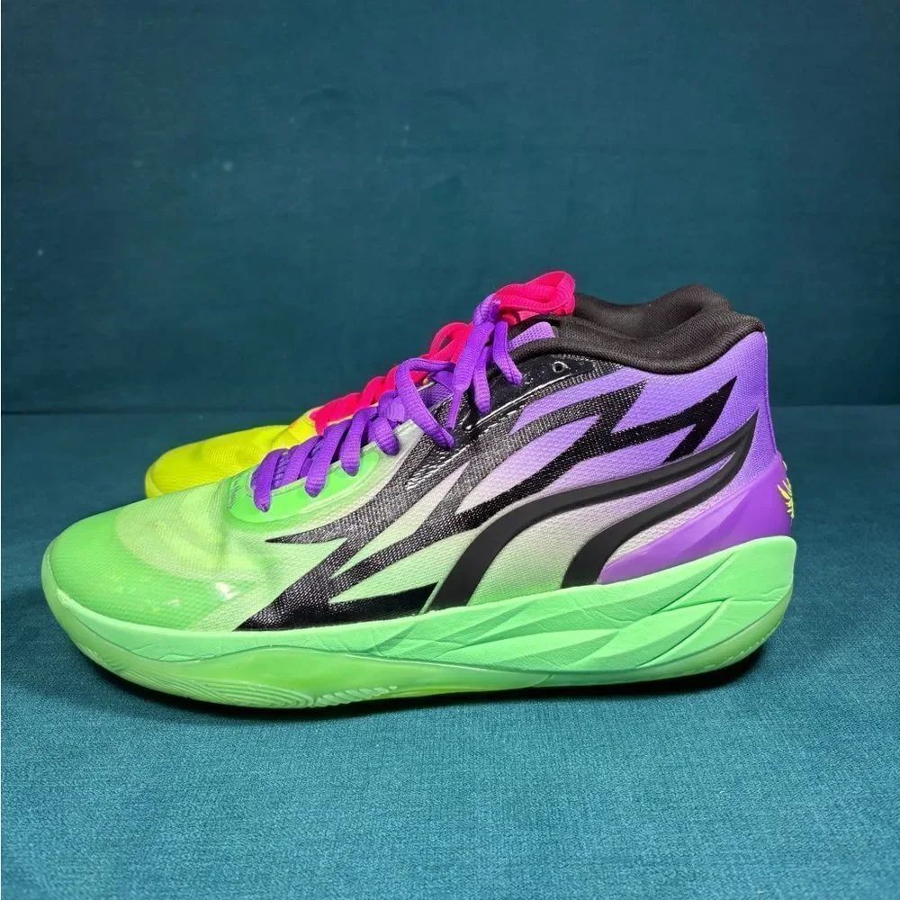 PUMA MB.02 Rick & Morty LaMelo Ball Men’s Sz 11 Basketball Sneakers Shoes